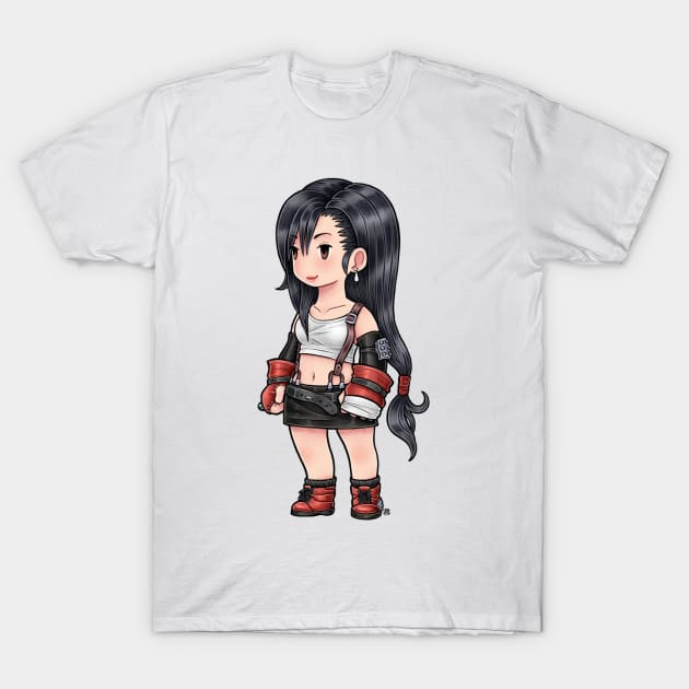 FF3 Styled Tifa T-Shirt by roesart